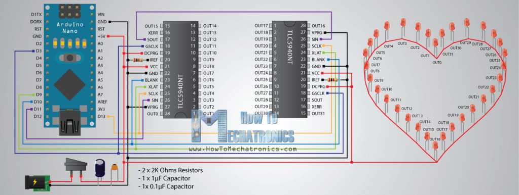 DIY-LED-Heart-Photo-Frame-Circuit-Schematics