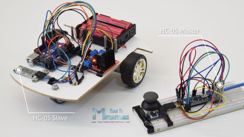 Arduino机器人车HC-05蓝牙控制