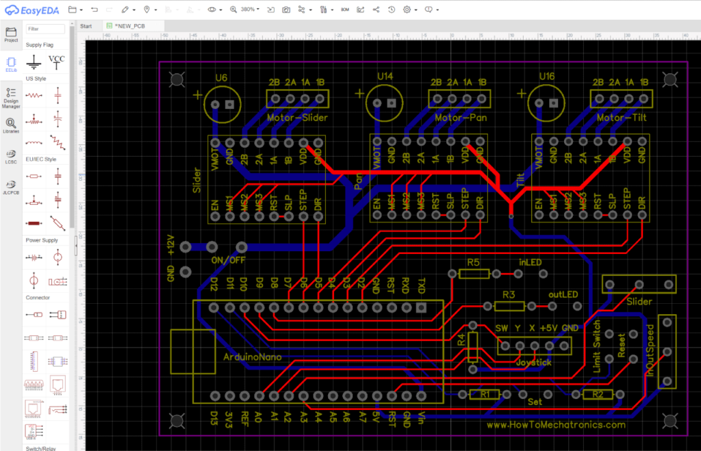 DIY相机滑块PCB设计