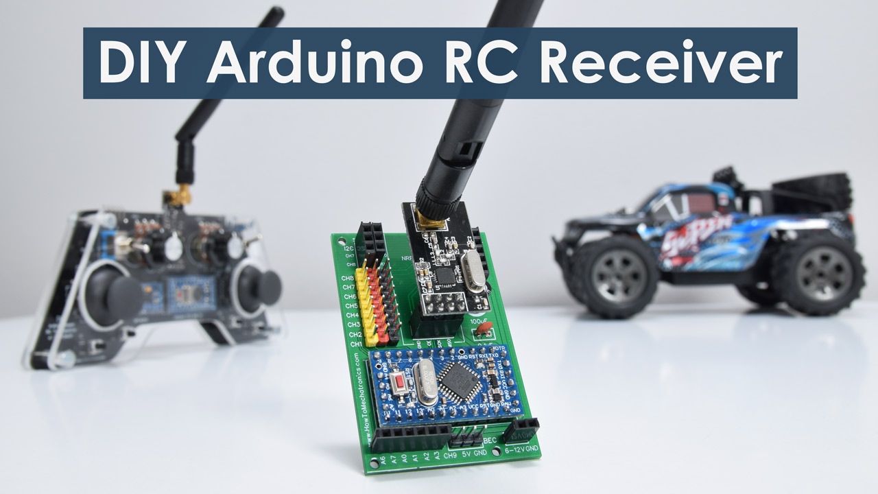 DIY Arduino RC Receiver - Radio Control for RC Models and Arduino bet188meProjects