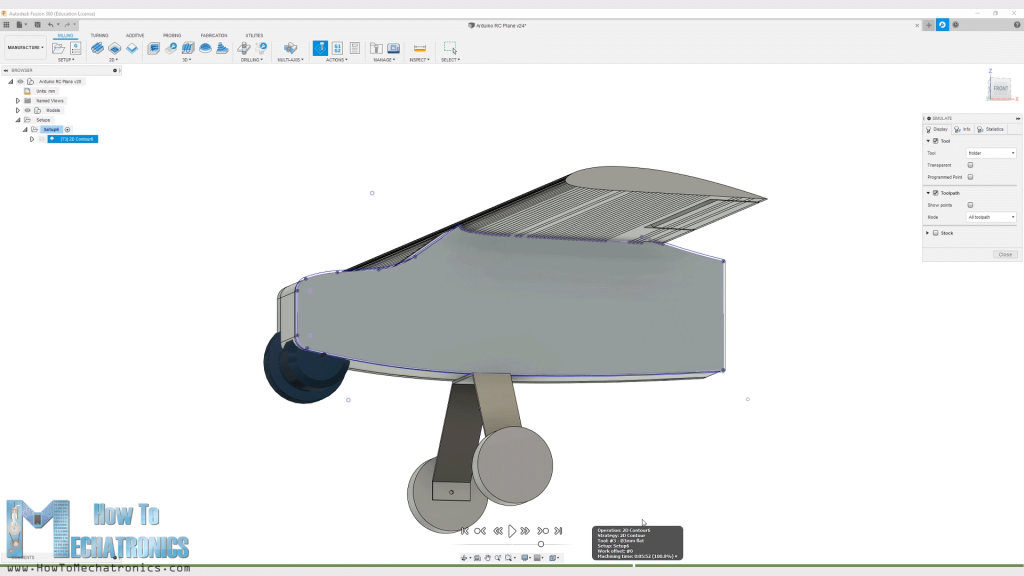 在Fusion 360中生成数控加工的刀具路径