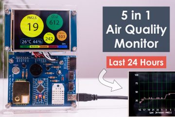 DIY空气质量监测 -  PM2.5，CO2，VOC，OZONE，TEMP和HUM Arduino米